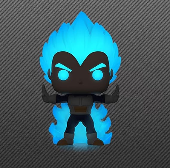 Funko Pop! Animation Dragonball Vegeta Powering Up Glow in Dark Exclusive #713