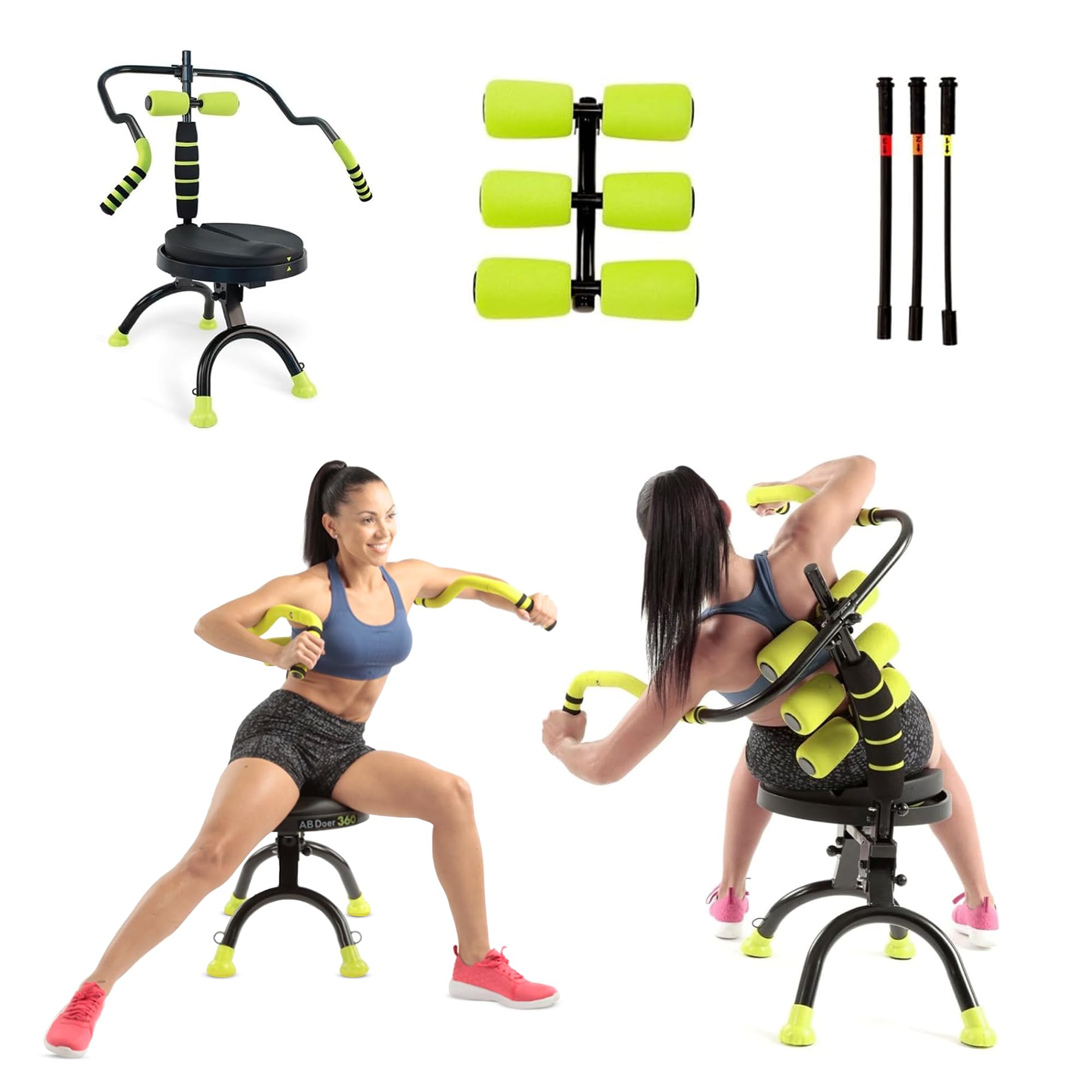 AB Doer 360 Ab Fitness Machine System - PRO Kit -Provides An Abdonimal And Muscl