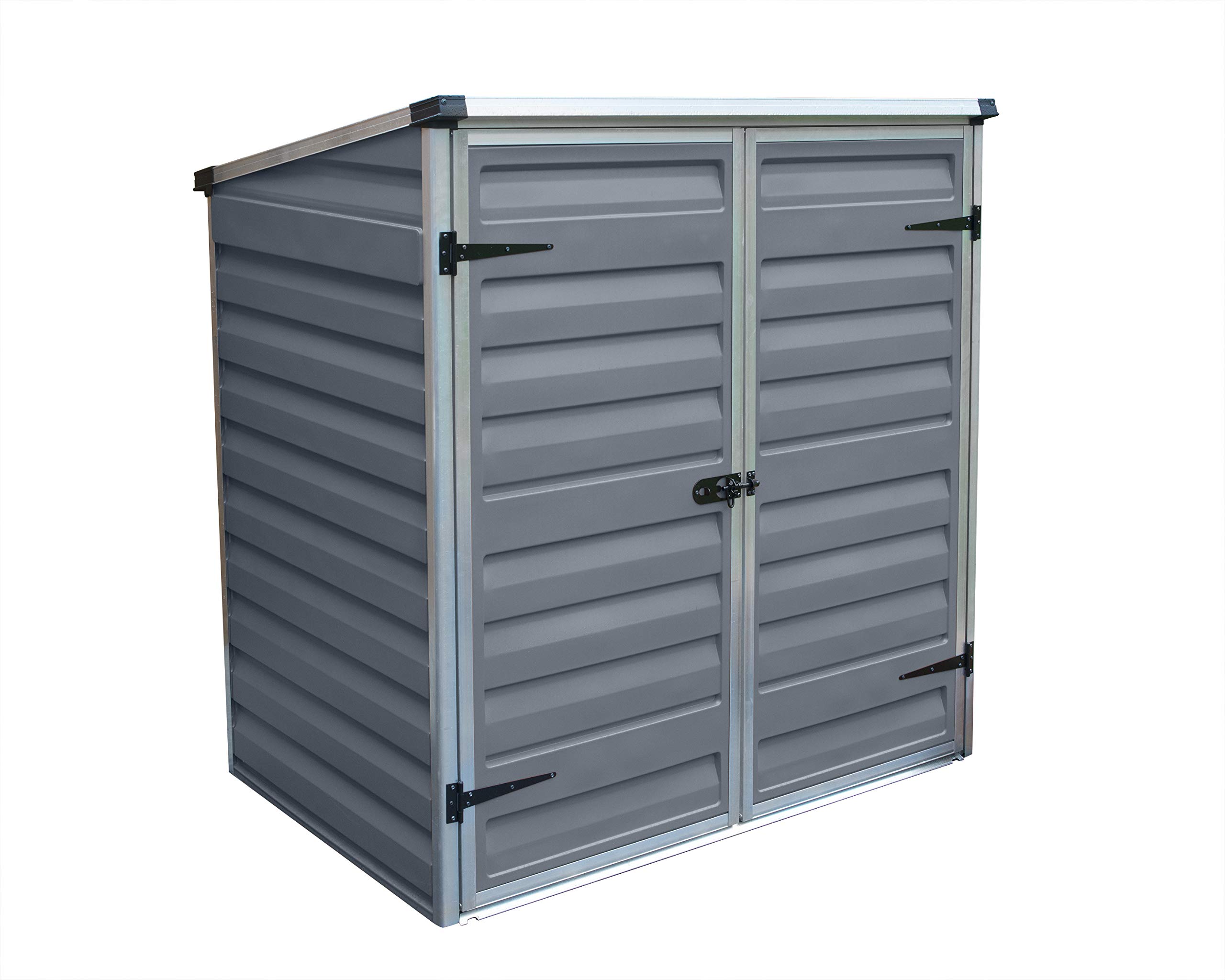 Palram - Canopia Madeira Gartenbox Gerätebox Grau Aluminium Polycarbonat