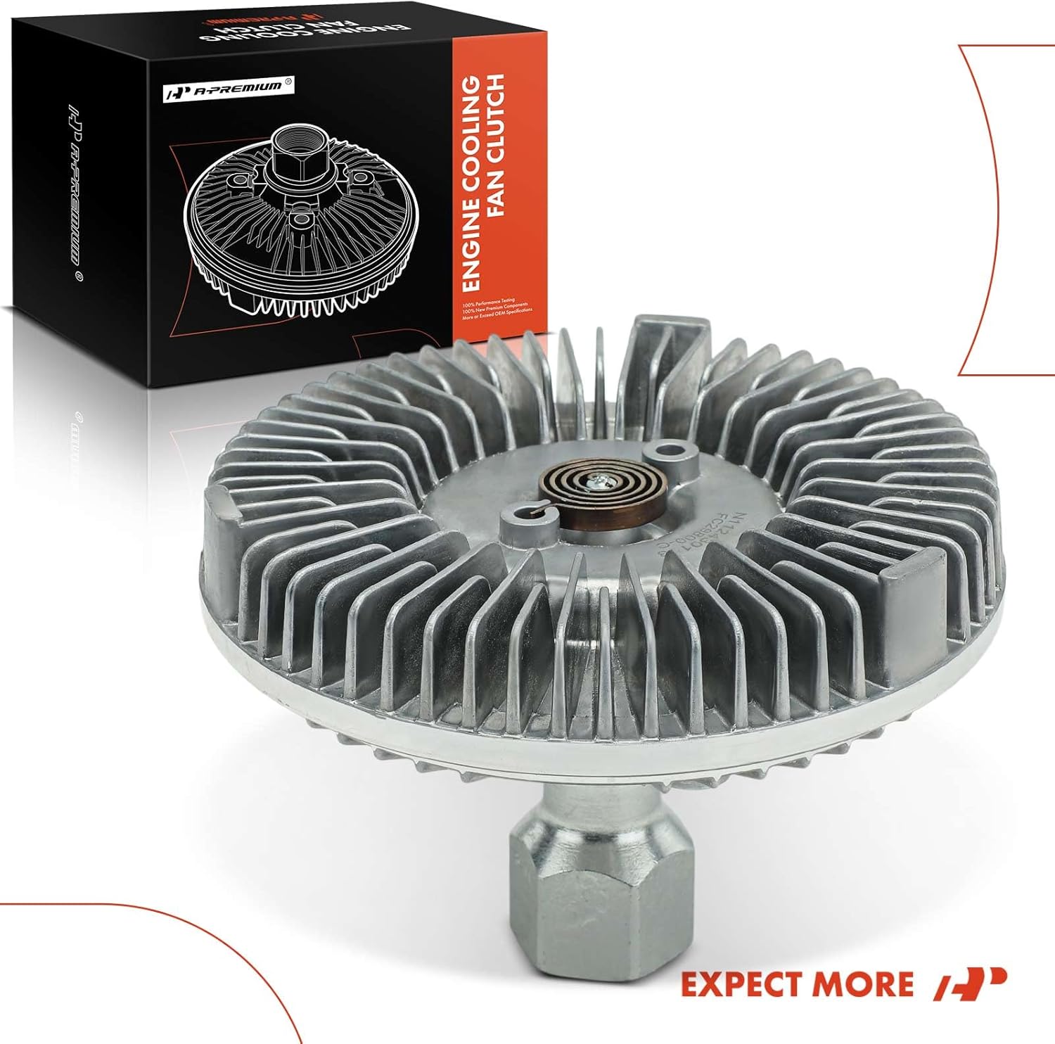 A-Premium Engine Cooling Fan Clutch Compatible with Chevrolet Silverado 1500 2011-2013, Silverado 2500 3500 HD 2011-2019 & GMC Sierra 1500 2011-2013, Sierra 2500 3500 HD 2011-2019, 6.0L