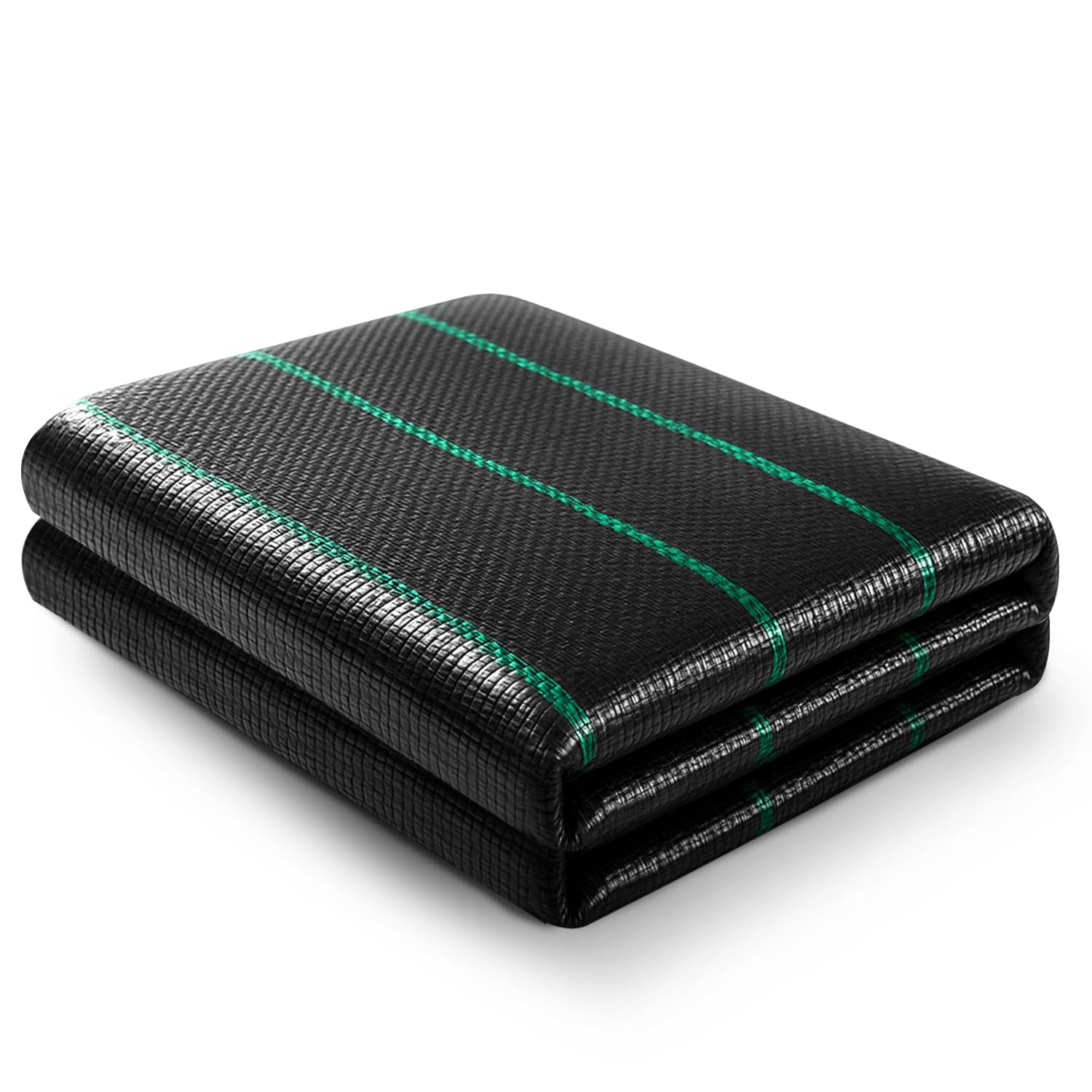 KEPLIN Heavy Duty Weed Control Membrane Fabric Light Weight,Water- Resistant,Breathable & UV Protection Ground Cover Suppressant Barrier for Gardening,Patio,Pavement/Pebble Base & Landscaping(2Mx5M)