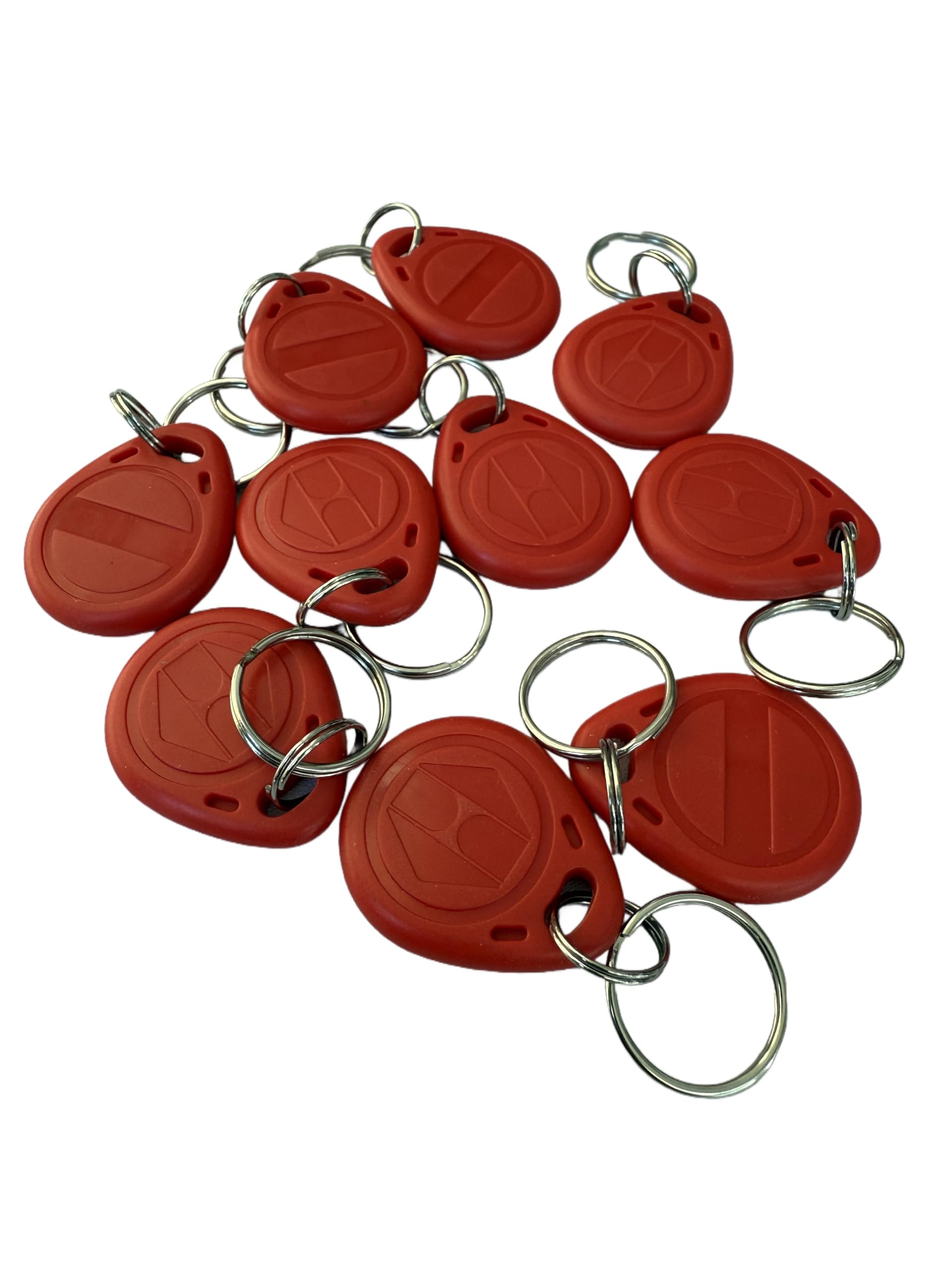 YARONGTECH writable rfid T5577 rewritable 125khz fob red (pack of 10)