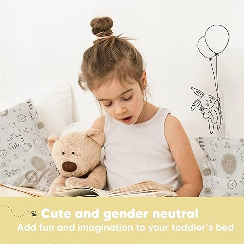 Vista 45 de KeaBabies - Almohada con funda para niños pequeños, almohada My Little Dreamy de 13 x 18 pulgadas (KeaFriends)