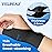 VELPEAU Thumb and Wrist Compression Sleeve for Tendonitis (Pack of 2), Seamless Technology, Gloves Wraps for Arthritis Pain Relief for Women & Men, Splint Liner, Fits Both Hands (Black, Long Version, M)