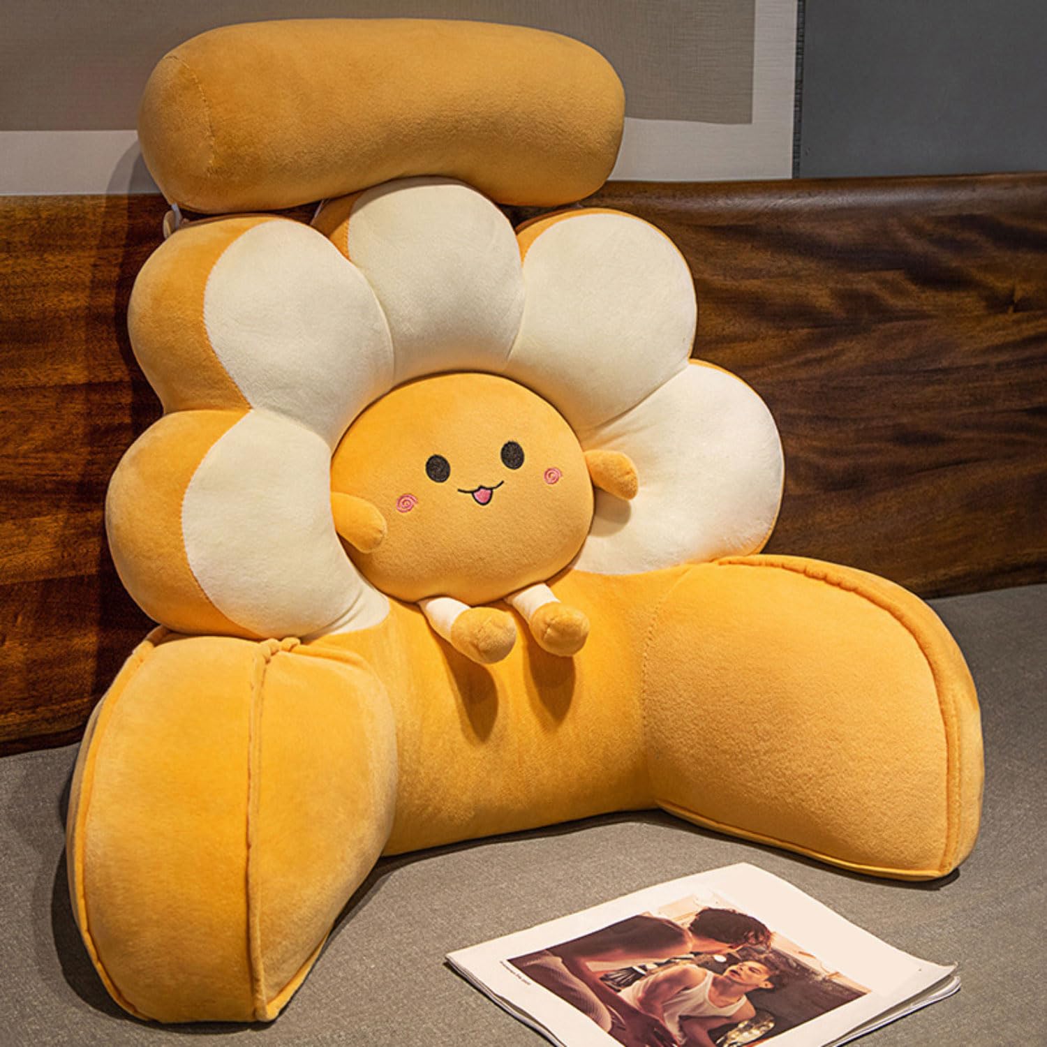 Coussin de lecture pour lit pour soulager le dos durant vos soirées