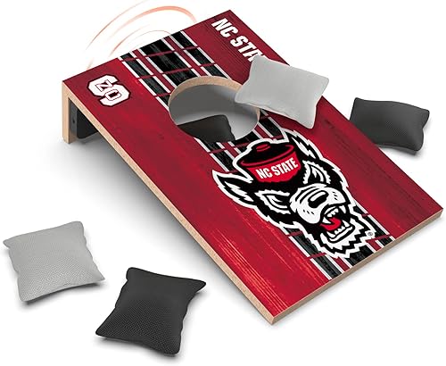 Vista 10 de SOAR Juego de Cornhole de mesa NCAA y altavoz Bluetooth