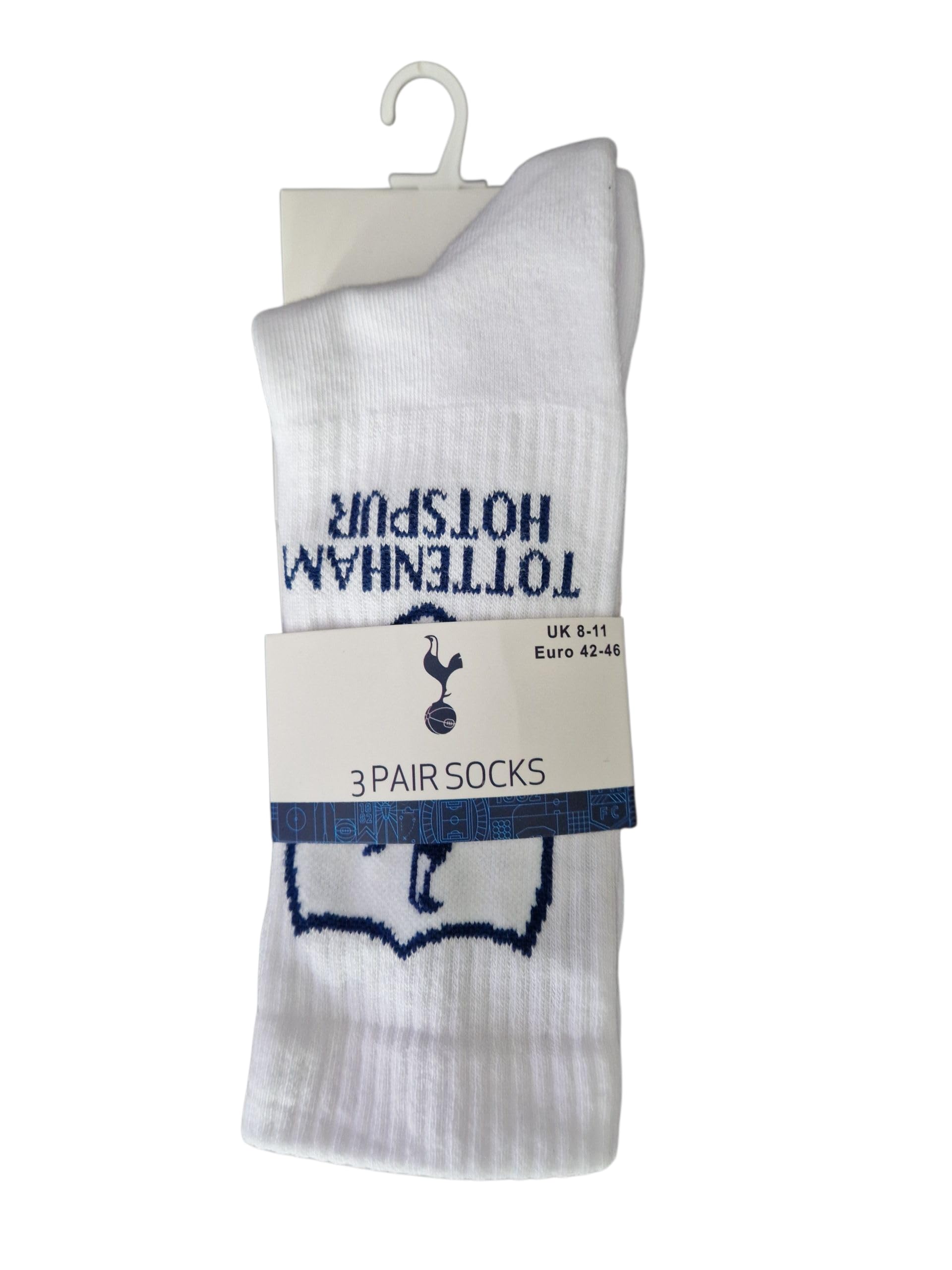 Tottenham Hotspur Men's Multicoloured 3 Pack Adult Sport Socks