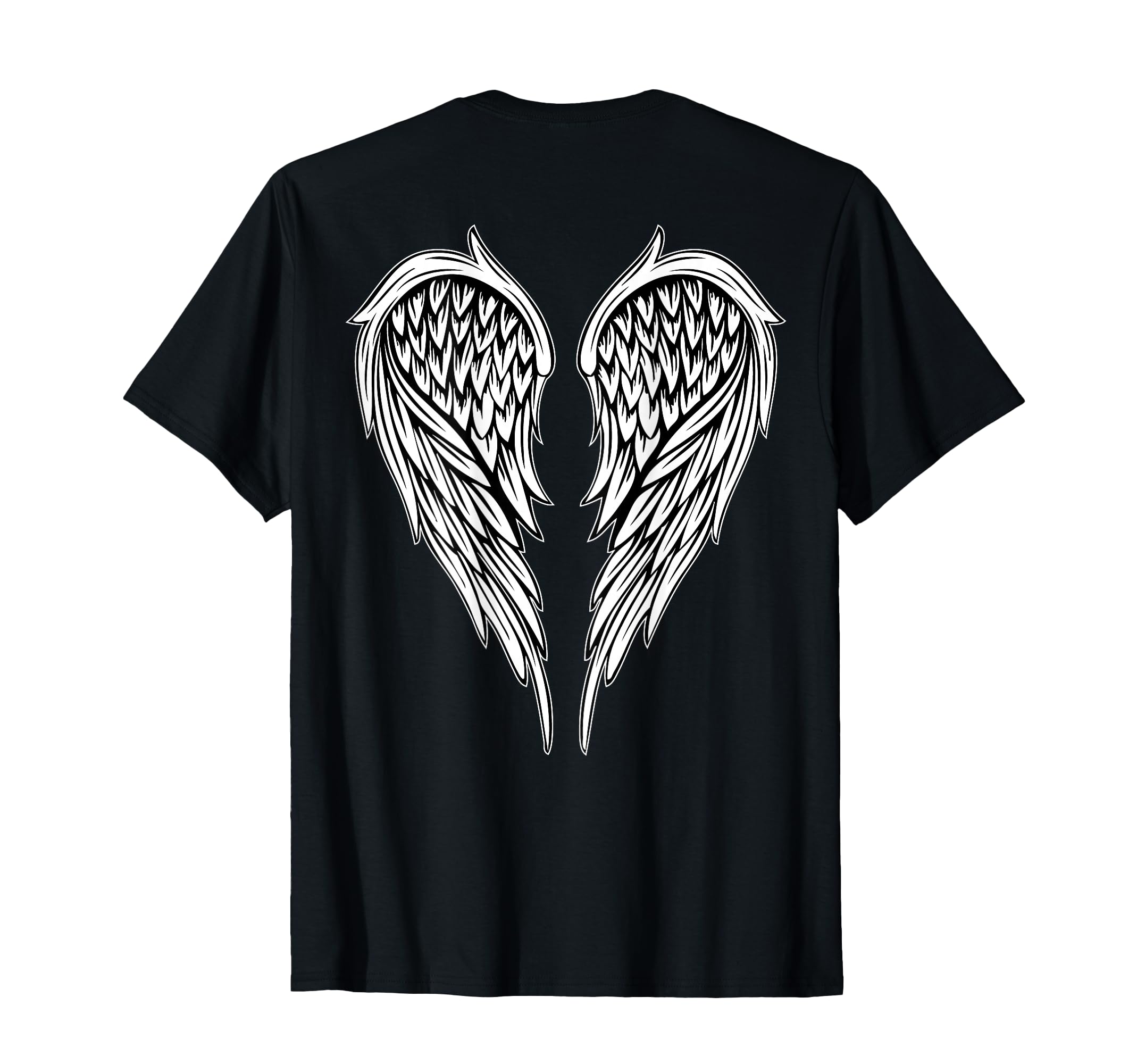 Amazon.com: Wings On The Back Side Angel T-Shirt
