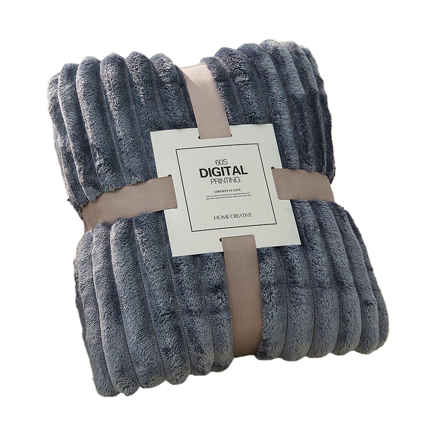 Wool Blanket - Large Throw Bedspread for Sofa Bed, Single Double Size, Cosy Throws for Sofas & Beds, Soft and Warm Blankets Picnic Campin
