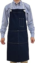 Tomaseni TEAGLES 407 Denim Apron, Rope String Type, Work Clothes, Uniform, Simple, Home, Work, Unisex, For Work