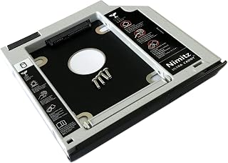 Nimitz Drugi dysk twardy HDD SSD Caddy do HP Elitebook 2540p 2530p z płytą czołową