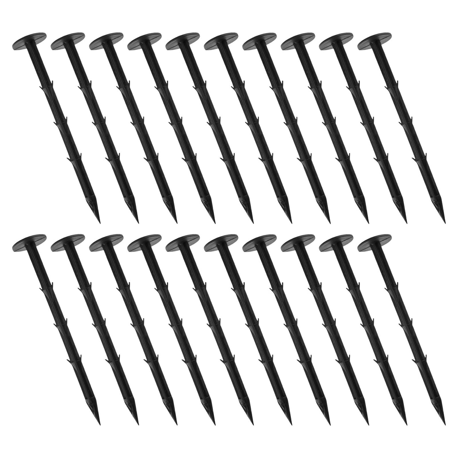 Estacas para carpas Alipis de 20 cm para camping familiar y mantenimiento de jardín