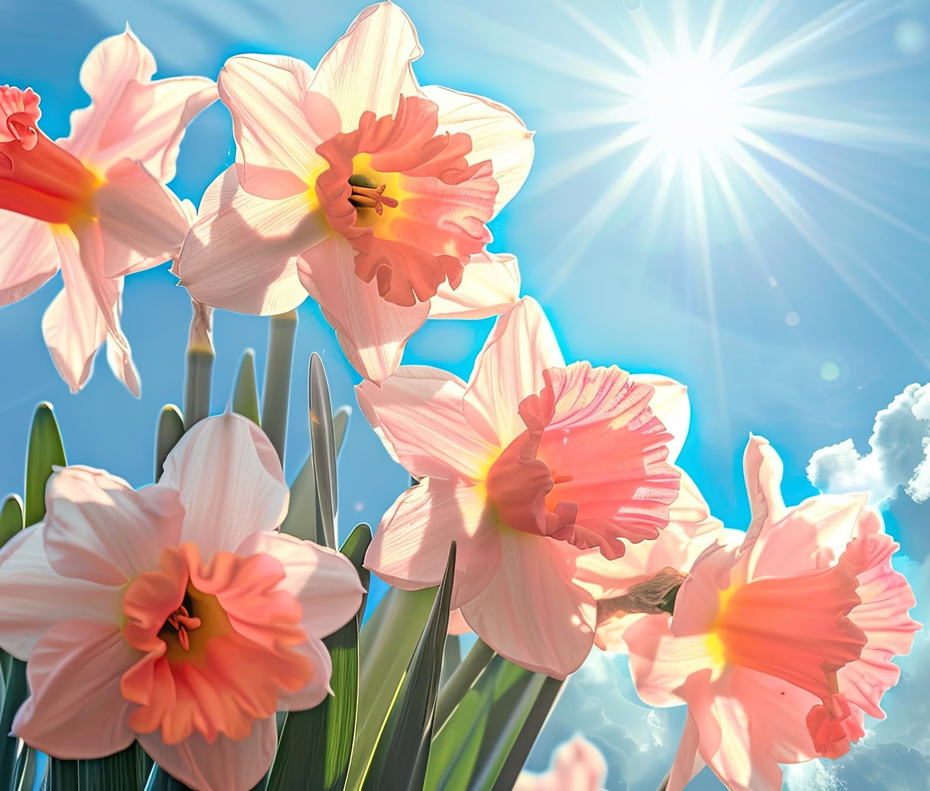 Pink Party Daffodil Bulbs