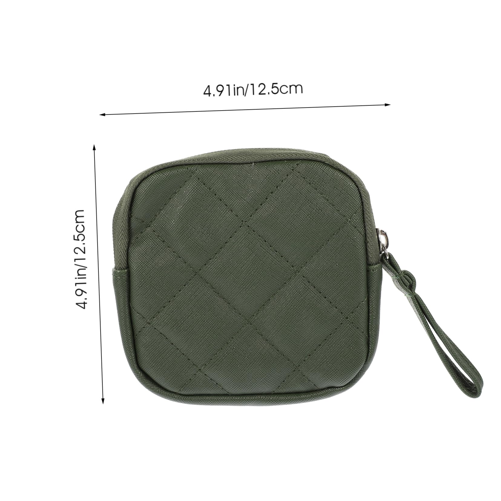 FOMIYES Feminine Bag Sanitary Napkin Storage Pad Holder Multi-Purpose Tote for Coins Cards Outdoor School Office Compact Cle