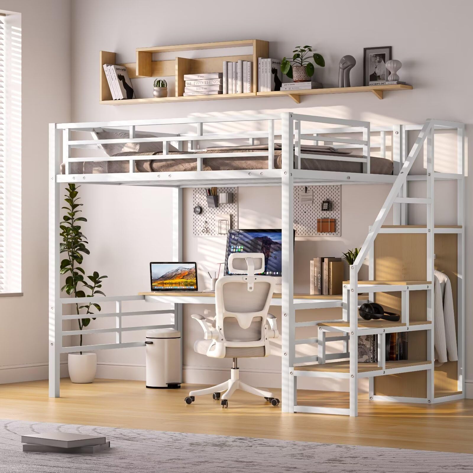 Amazon.com: Francis Lofts & Bunks King Size Adult Loft Bed : Home & Kitchen