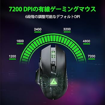 Amazon | GTRacing ゲーミングマウス マウス 有線 11個