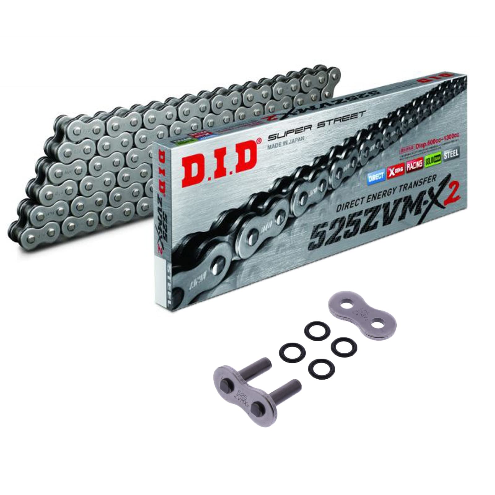 DID ZVMX2 Kettensatz verstärkt für Kawasaki Z1000 SX 2011-2022 Kette Ritzel Kettenrad