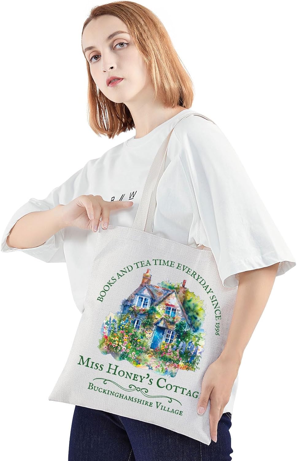 JNIAP Family Musical Tote Bag Miss Honey's Cottage Gifts Fantasy Movie Gifts The Musical Shoulder Bag - Image 2