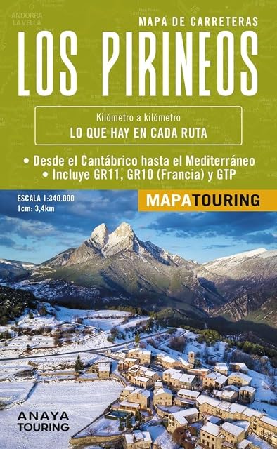 Portada de Mapa de los Pirineos 1:340.000
