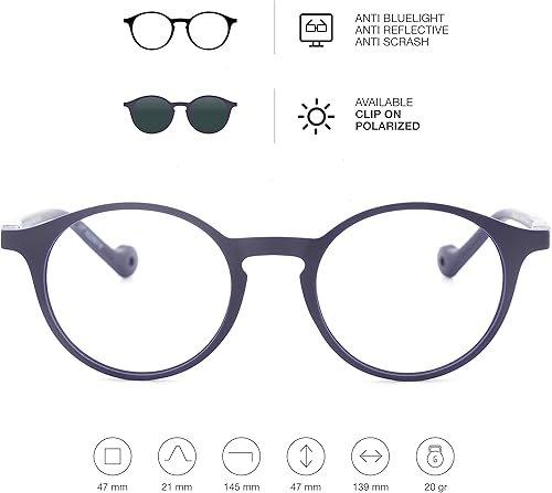Miniatura 3 de DIDINSKY - Lentes de lectura para presbicia para lectura antiluz azul para hombres y mujeres. Tacto de goma, patillas flexibles y lentes