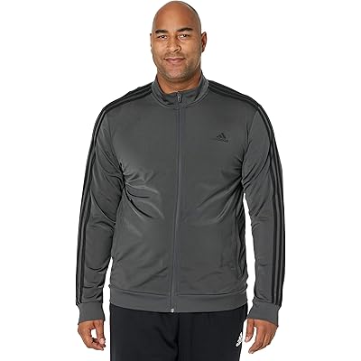 adidas Essentials 3-Stripes Tricot Track Jacket dark grey/solid grey/black