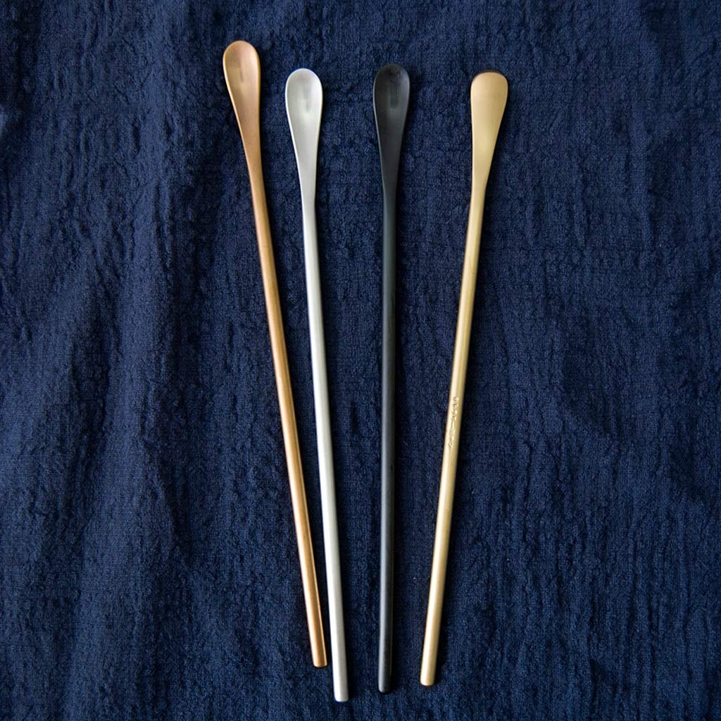 Cucharas de té, cucharas de postre, cuchara de café agitadora larga, cuchara de hielo creativa, cuchara de miel for camarero, cucharada de acero inoxidable, cucharas de café expreso, cucharas de sopa