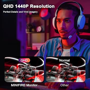 Minifire 27 inch 180Hz QHD 2K Gaming Monitor, 2560x1440 IPS (MFG27F4Q)