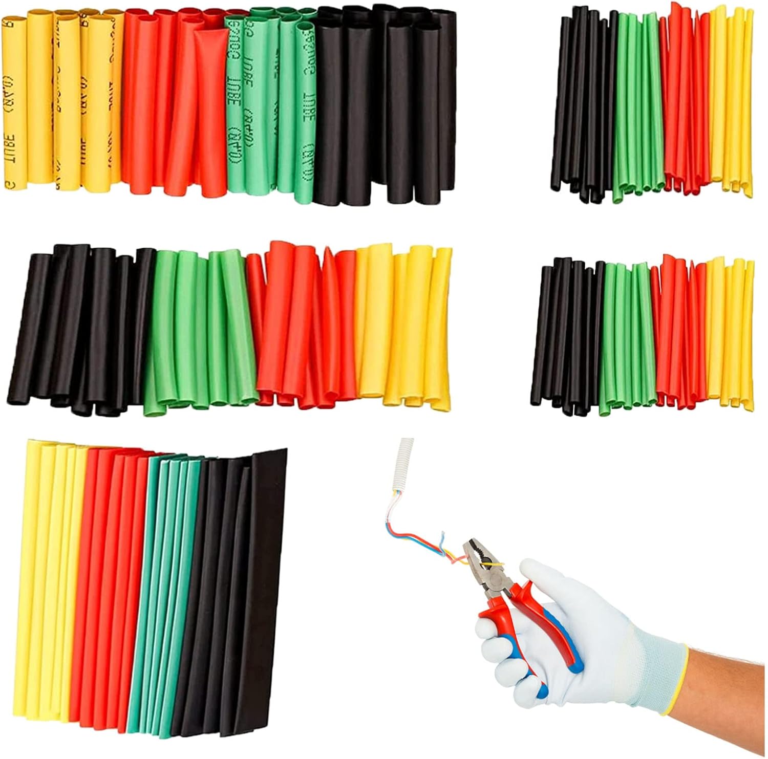328 Pcs Heat Shrink Tubing kit, Heat Shrink Cable Sleeve, Heat Shrink