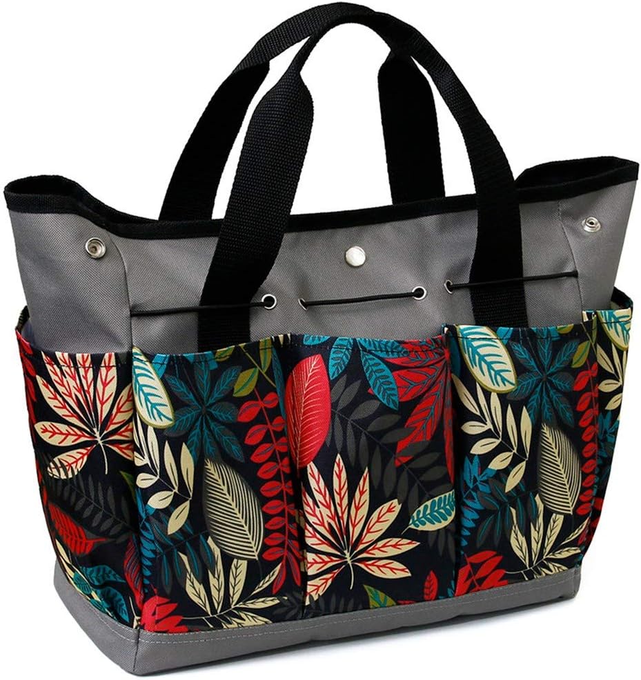 8 Multi Pockets Tote Garden Handle Tools Organizer Storage Bag Portable Garden Tool Bag