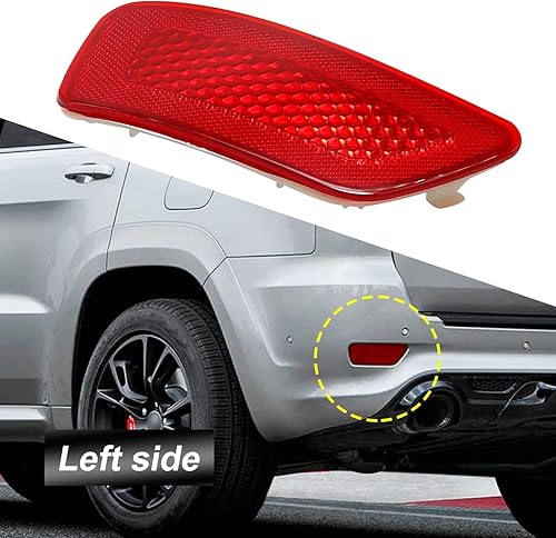 Miniatura 2 de 57010721AC Reemplazo de luces reflectoras para parachoques trasero para Jeep Grand Cherokee Dodge Journey 2011-2021 lado trasero izquierdo
