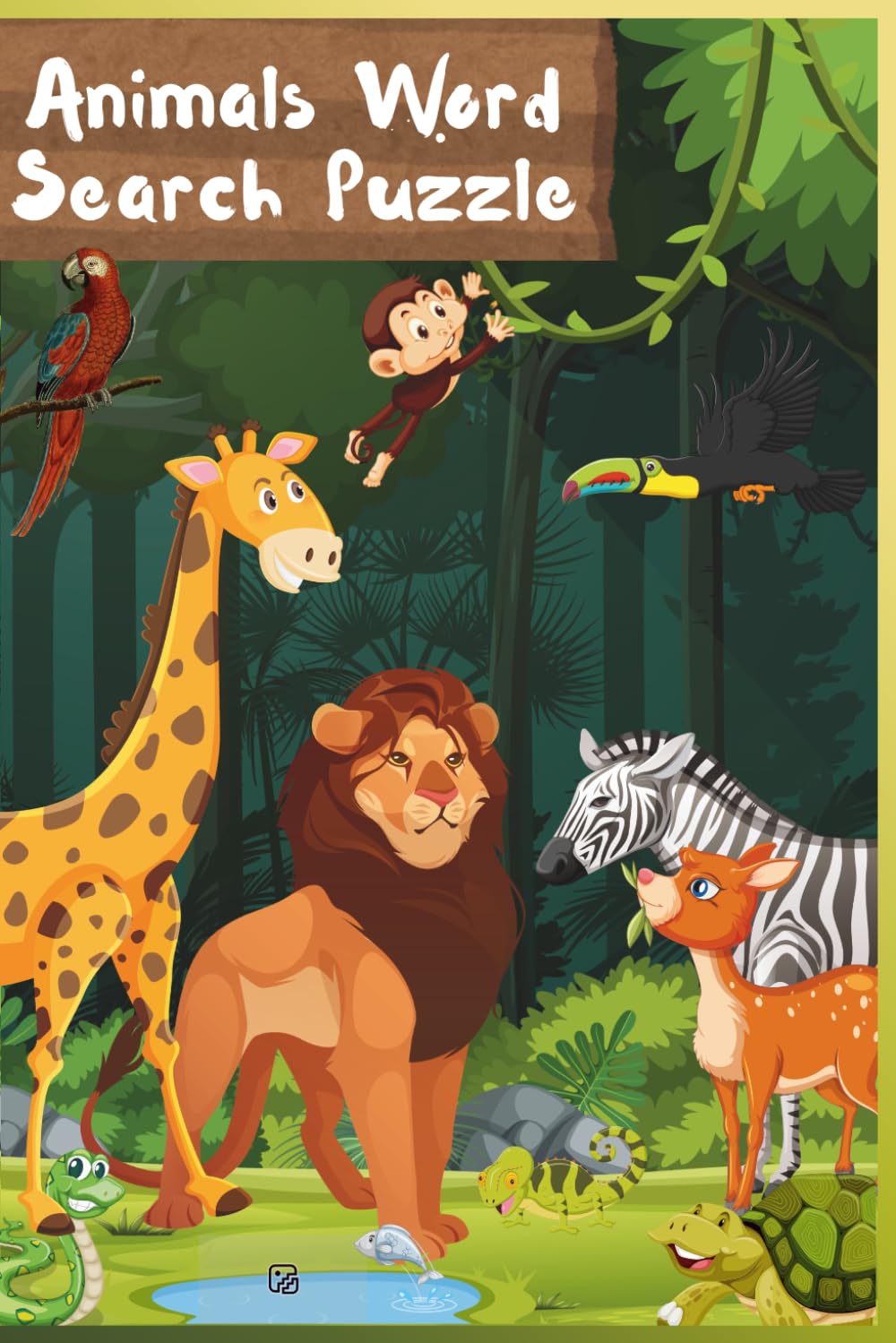 Animals Word Search for Kids: 50+ Fun and Educational Puzzles to Improve Vocabulary, Spelling, and Focus