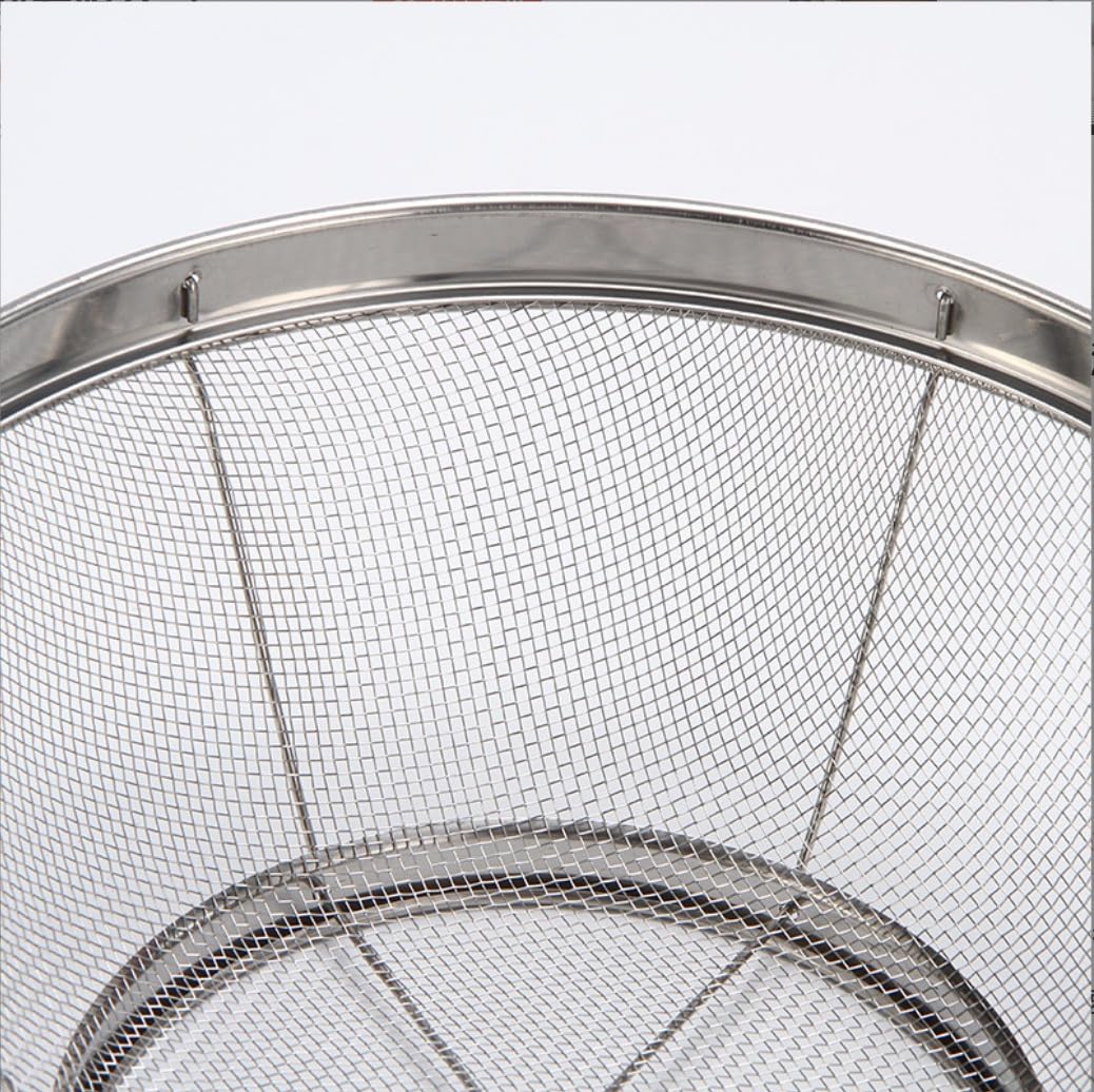Edelstahl-Sieb - Nestbarer Küchen-Küchensieb | Langlebiges Feinmaschgewebe, Größen 19-28 cm, vielseitig verwendbar