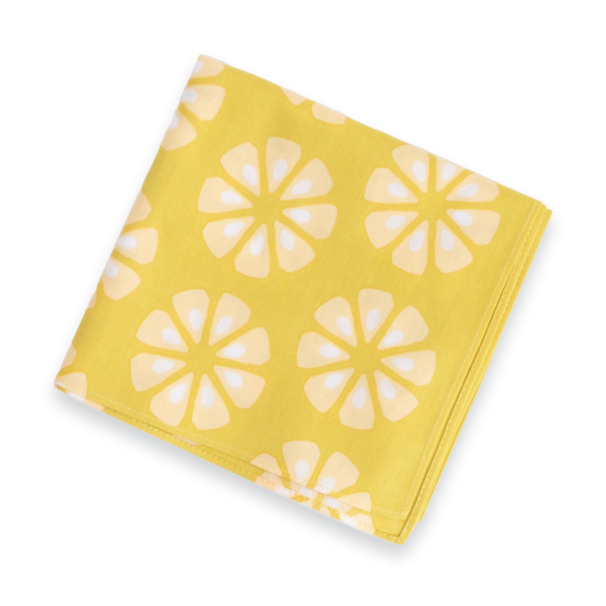 Kamawanu Furoshiki Small Wrapping Cloth 20in Sudachi Citrus Cotton Japan