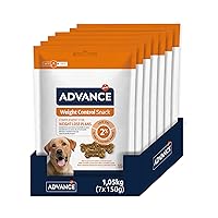 ADVANCE Snacks - Appetite Control Snack per Cani - Confezione 7 x 150gr