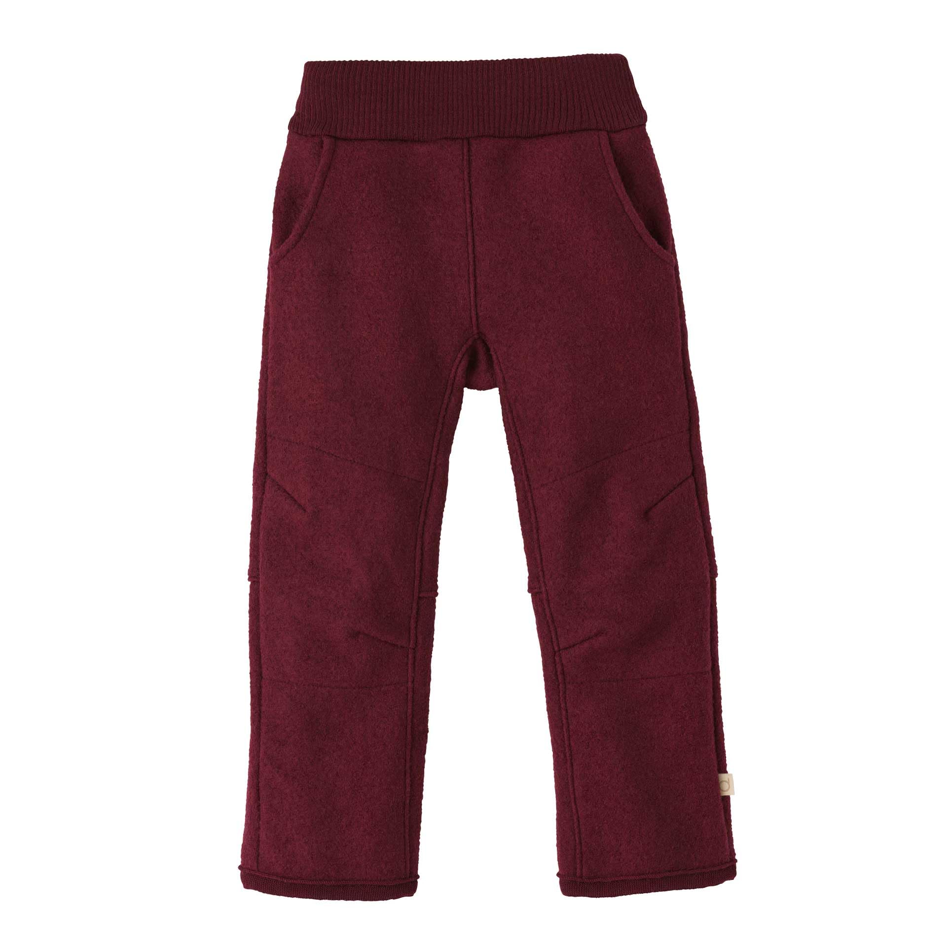 Disana Walk-Hose Kinder - 100% Bio-Merino, Wollwalk – atmungsaktiv & extra warm - Unisex Gr. 86 – 140 - nachhaltig & fair – super robust, mit elastischem Bund - Made in Germany