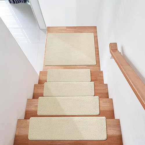 Miniatura 2 de PURE ERA Alfombra de aterrizaje para escaleras, ultra felpa, suave, antideslizante, resistente a la cinta, sin cinta, alfombra de baño, lavable