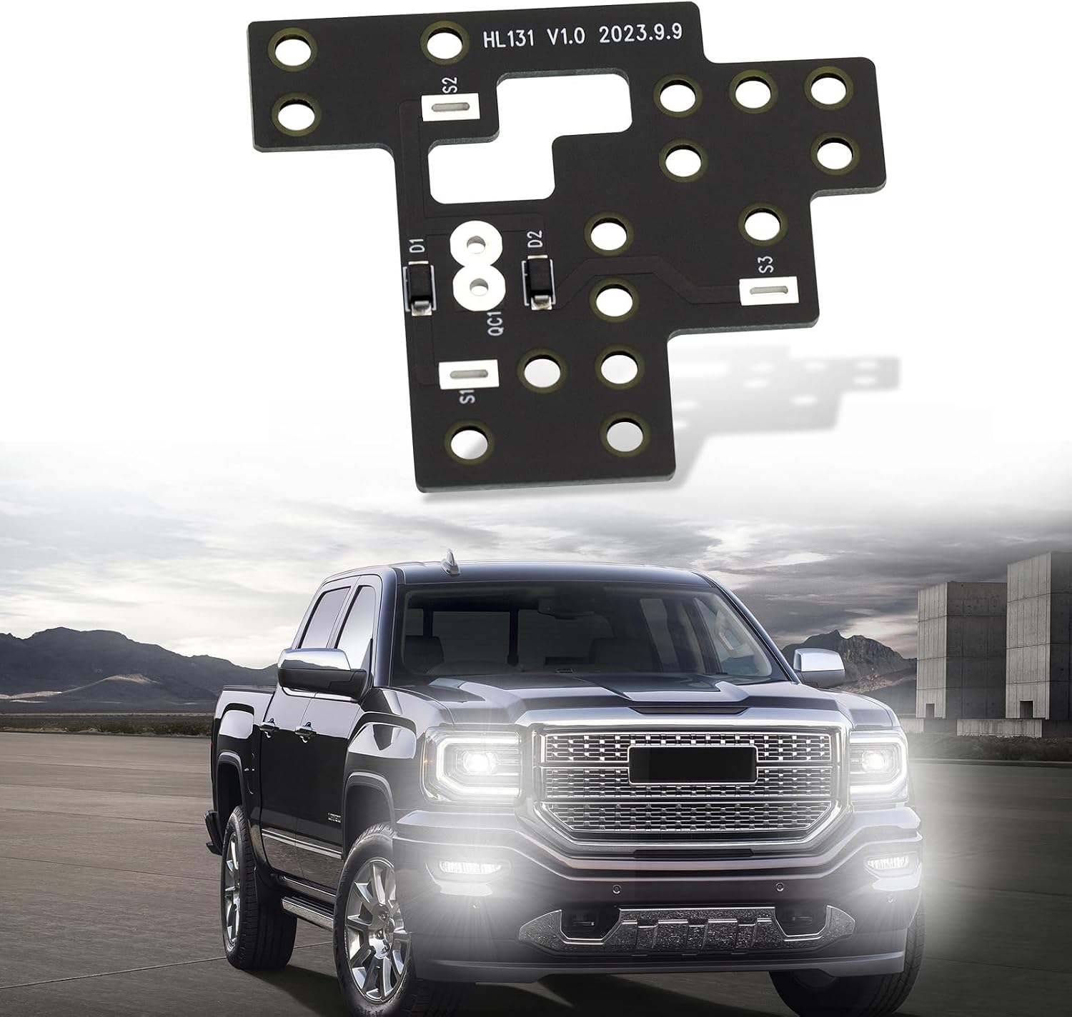 6 High Mod, Module for GM Auto Fogs Low Beams Mod Module Compatible with 2003-2007 Chevy Silverado GMC Sierra 1500/2500/3500 Classic