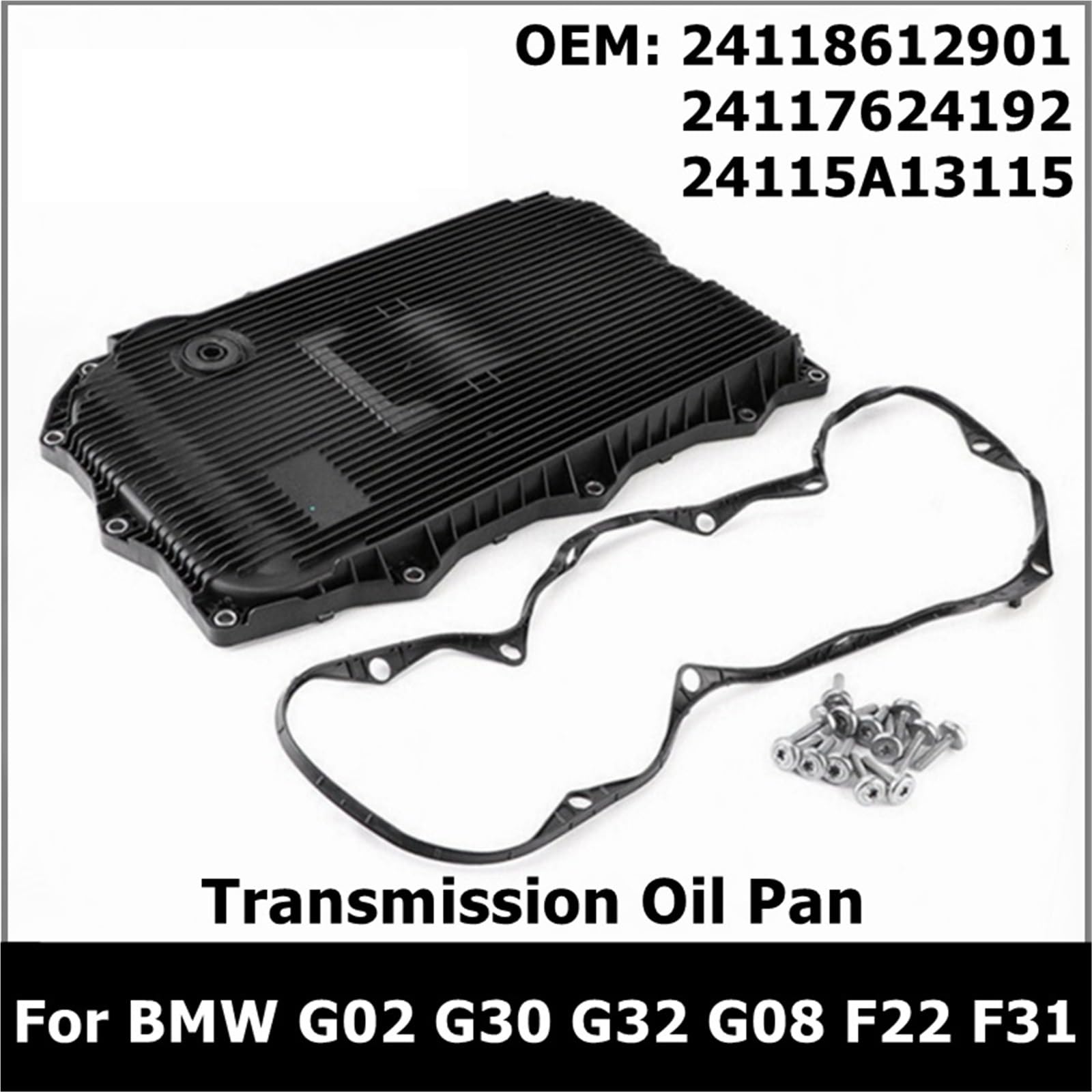 ‌Miska olejowa do auta‌ Miska olejowa silnika i skrzyni biegów pasująca do BMW G02 G16 G30 G32 G01 G08 F22 F31 24118612901 24117624192 24115A13115 Miski olejowe‌