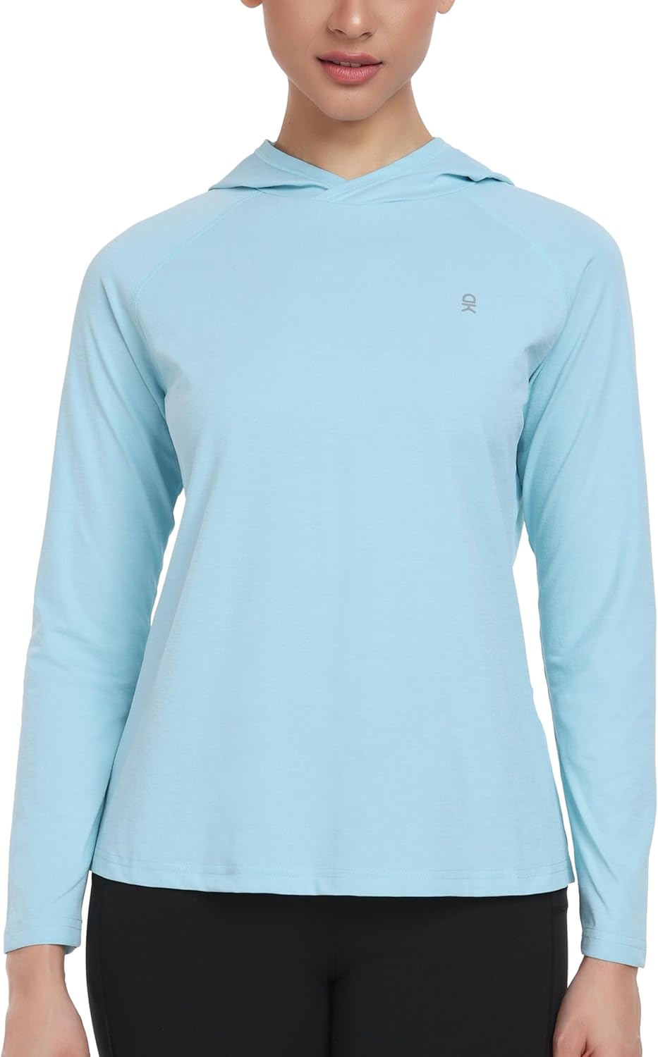 Little Donkey Andy Women's Quick Dry Sun Protection UPF Hoodie Shirt Long Sleeve Breathable for Fishing Hiking Outdoor