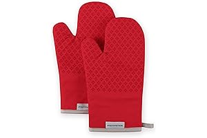 KitchenAid Asteroid Oven Mitts - A Scorching Hot Deal in Fire Red!