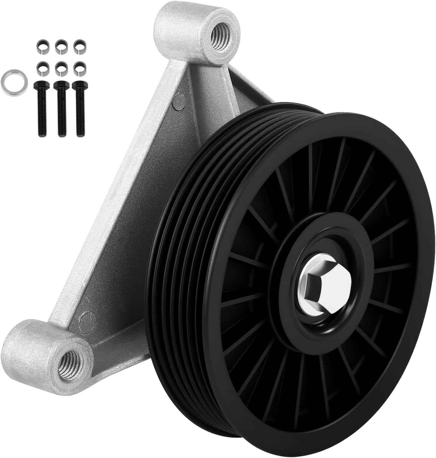 ECCPP A/C Compressor Bypass Pulley 34202 Durable Replacement for Smooth AC Performance Fits 1989-1993 for Buick Century 3.3L