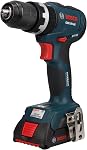 BOSCH GSB18V-65B12 1/2 in. Brushless Hammer Drill/Driver Kit - 575 in.-Lbs. Max Torque, Switchable Kickback Control, Rapid Mode Selector, Dual LED Worklights, Battery and Charger Kit Included