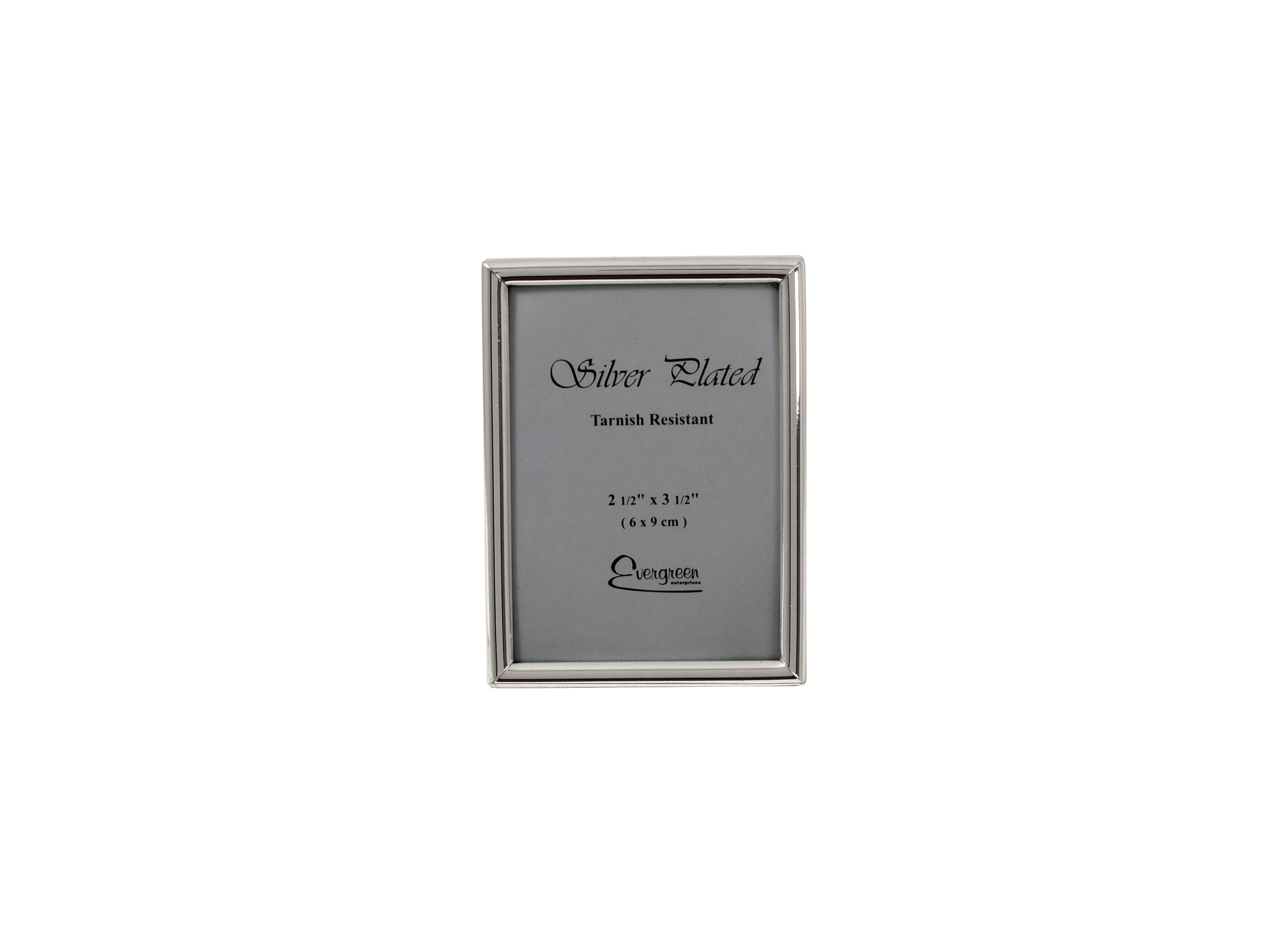 Evergreen Silver Plated Frame, 2.5X3.5 [6X9cm]