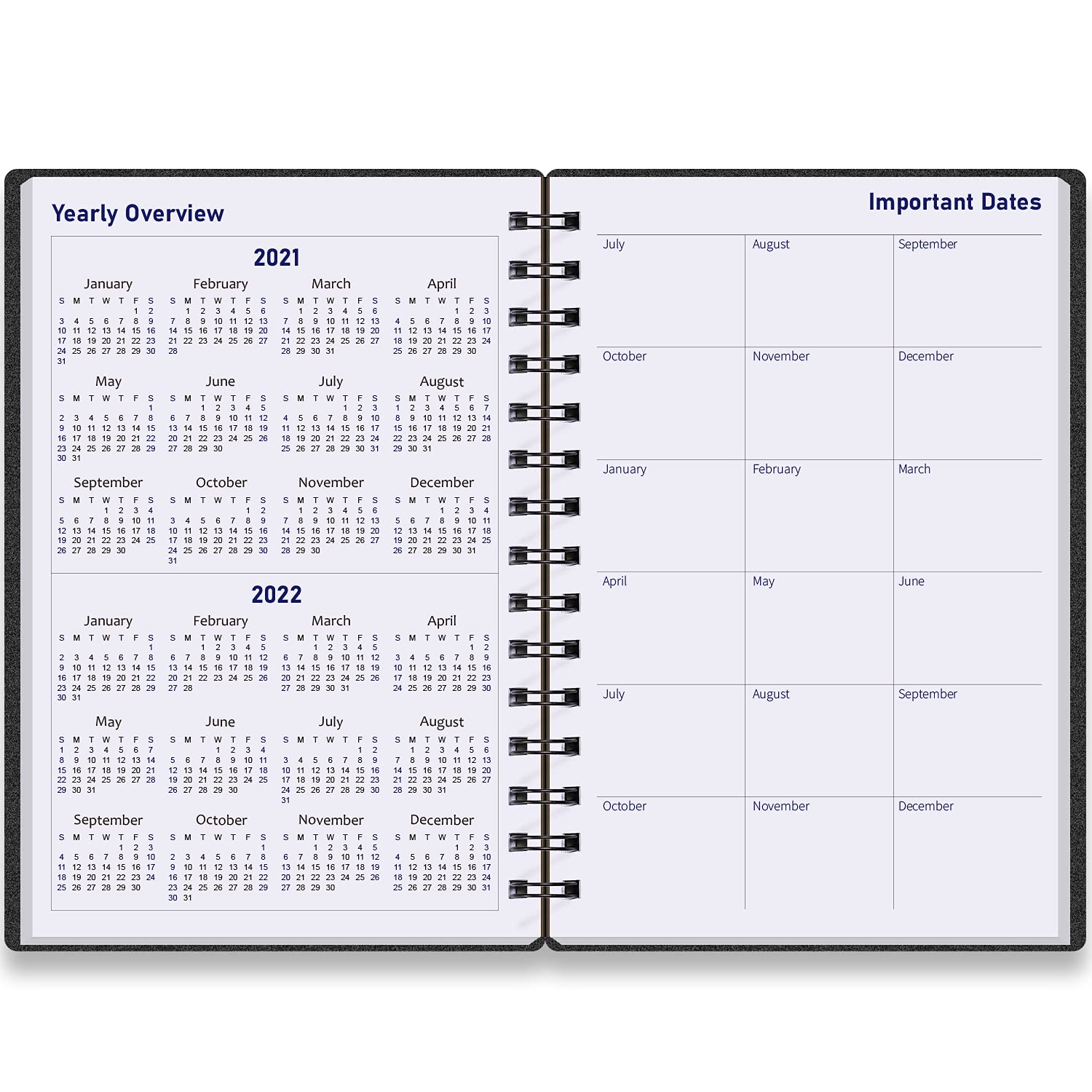 2022 Planner Planner 2022 Weekly and Monthly Agenda, Calendar Planner