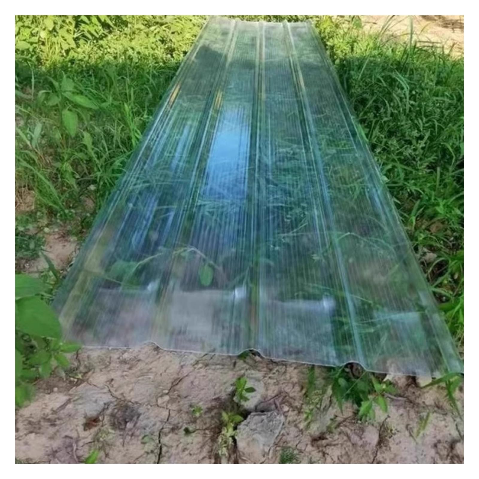 Feuille polycarbonate pour toit de cour et plaques de toiture en plastique de 0.9x1.4m