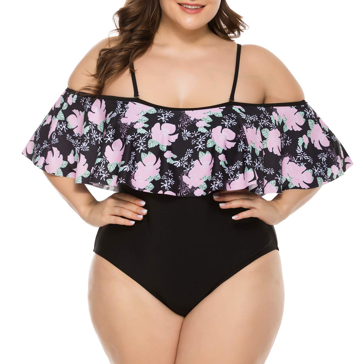 off the shoulder bathing suit plus size