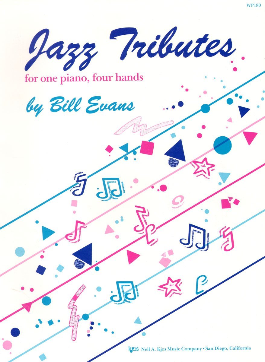 WP180 - Jazz Tributes for One Piano, Four Hands - Evans