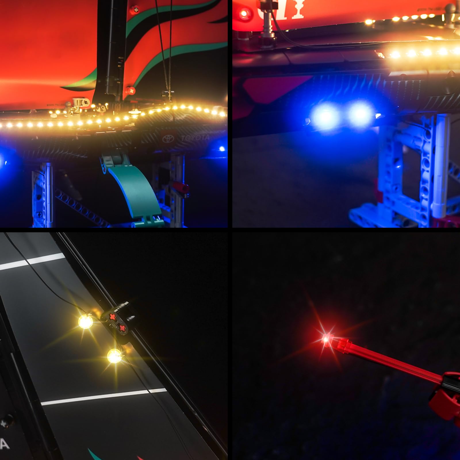 Led Light Set Compatible with Lego Emirates Team New Zealand AC75 Yacht (No Model) - Image 3