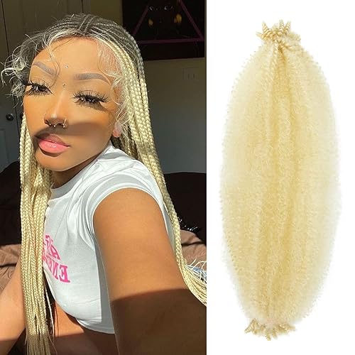 Extensiones de cabello preseparado afro Twist de 18 pulgadas, 8 paquetes de extensiones de cabello sintético estilo Marley Twist para mujeres negras