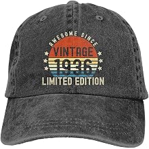 Printed Vintage 2005 2008 1926 1936 1946 1956 1966 1976 1986 1996 Hat, Funny Birthday Gifts Baseball Cap